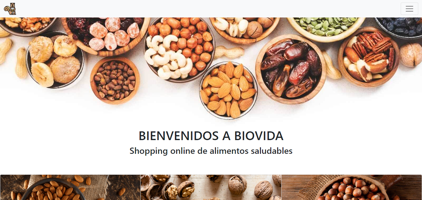 Vista del sitio BioVida